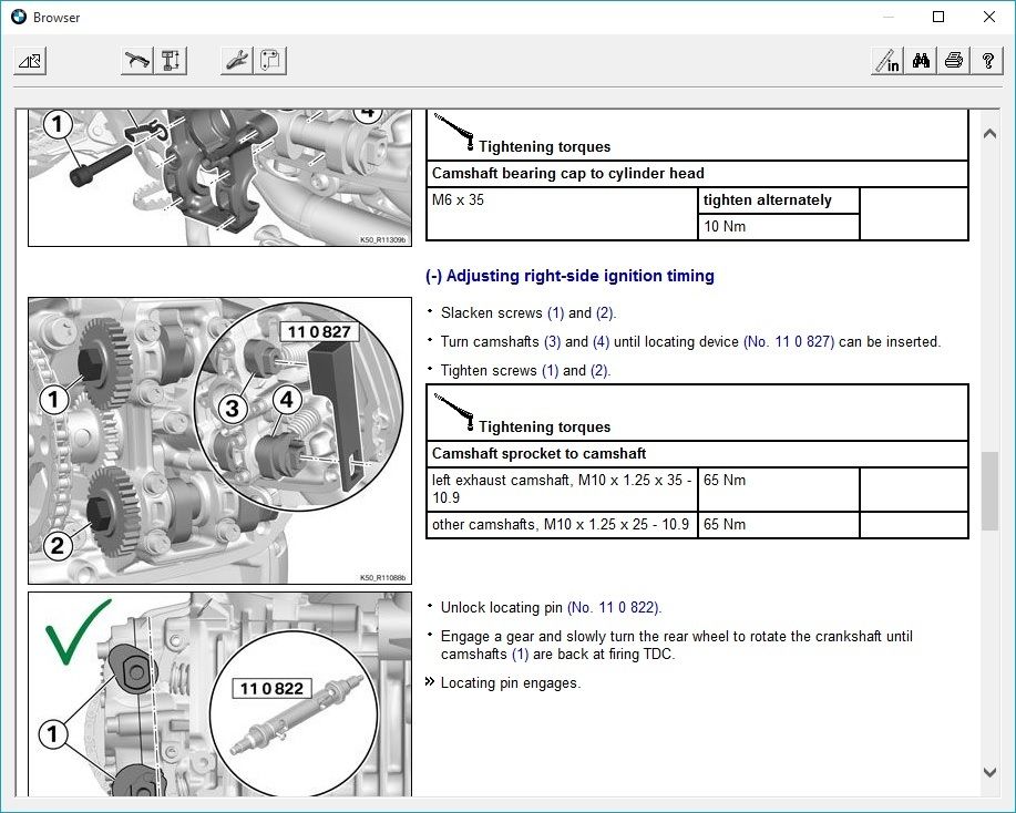 Cam sprocket nut torque value - Wetheads - BMWSportTouring
